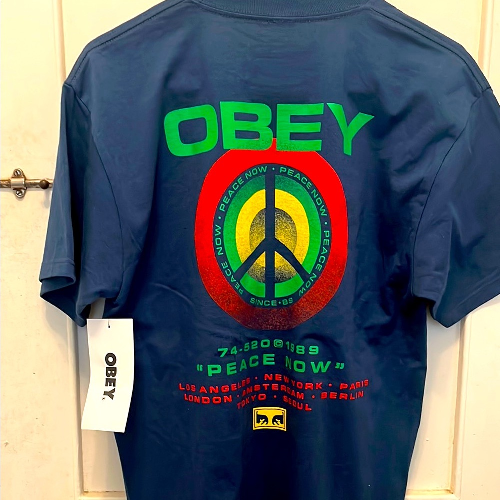 OBEY “peace target” classic T Shirt
